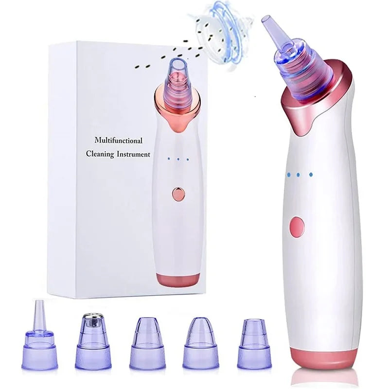 GlowFlex™ Extracteur de Points Noirs – Nettoyeur de Pores à Aspiration Rechargeable.