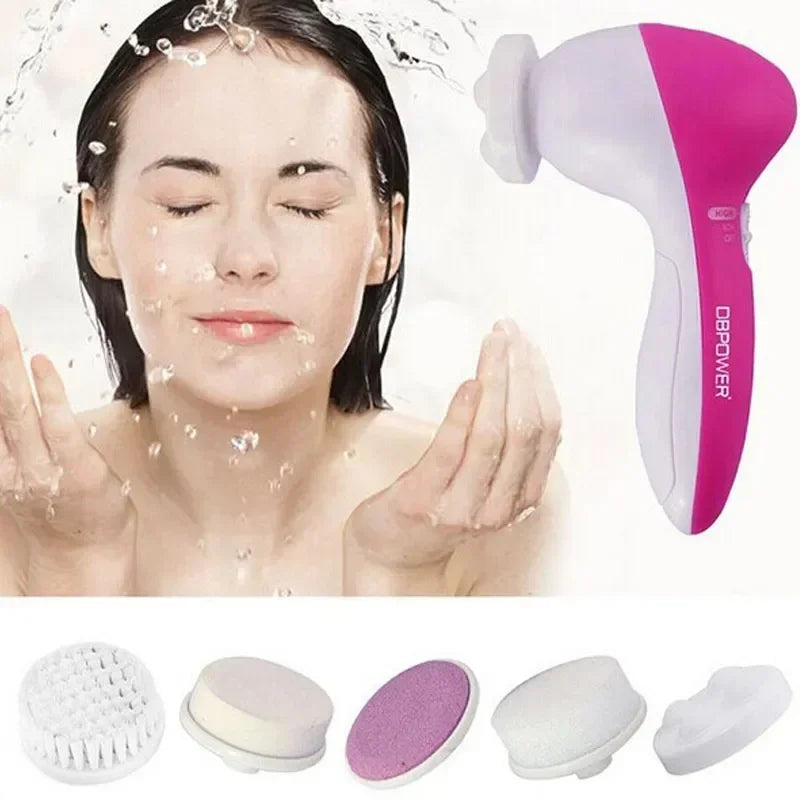 GlowFlex™ | Brosse Nettoyante 5-en-1 Anti-Points Noirs