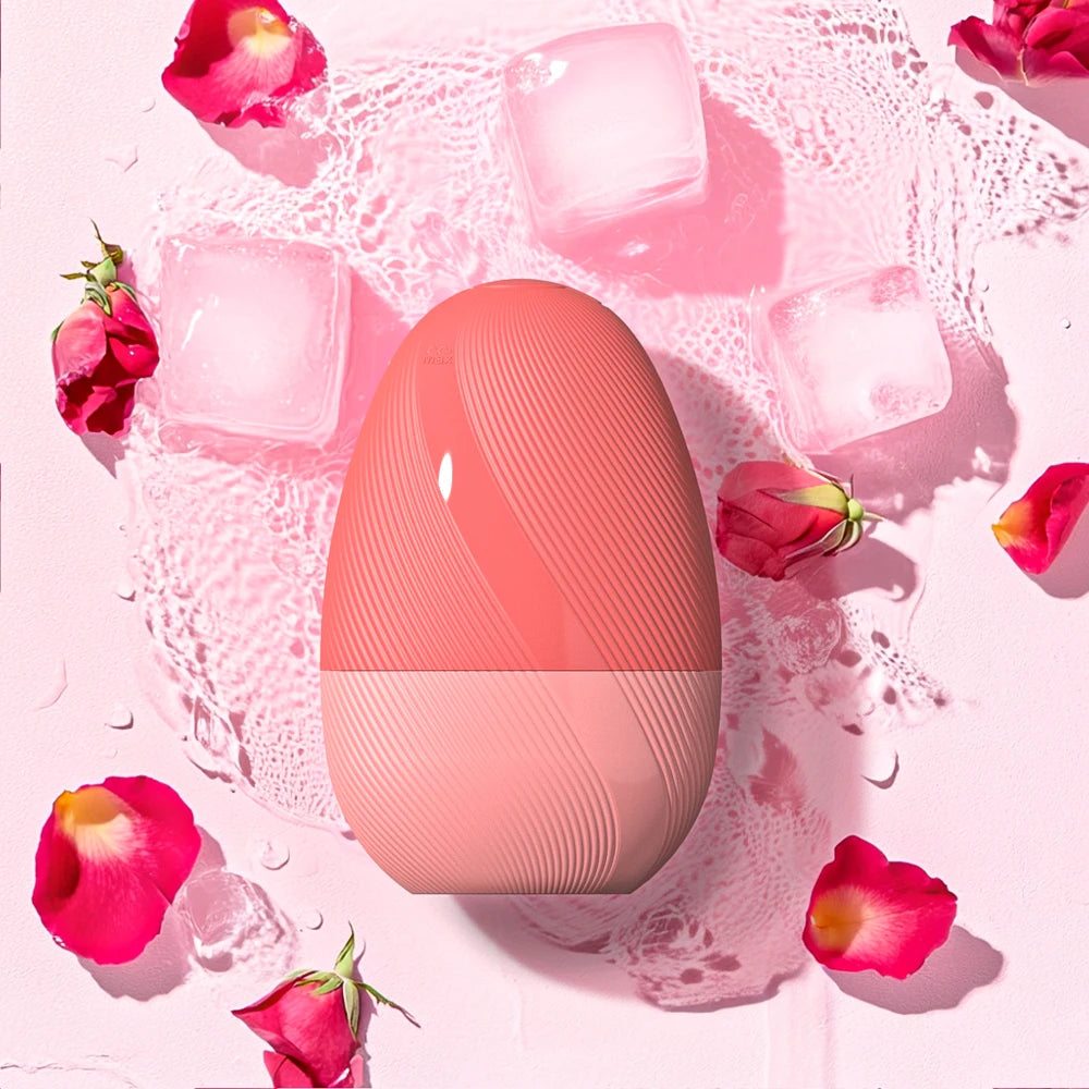 GlowFlex™ Ice Sculpt – Rouleau Visage Glacé & Gua Sha Inox