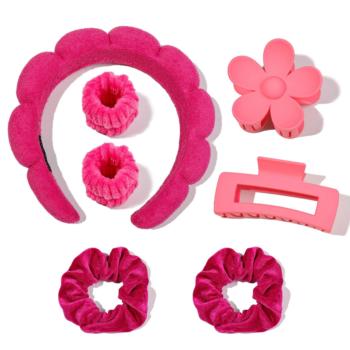 GlowFlex™ | Set Spa Doux 7 pièces – Bandeau + Élastiques