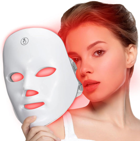 GlowFlex Lumière — Masque LED 7 Couleurs Réjuvénation & Éclat