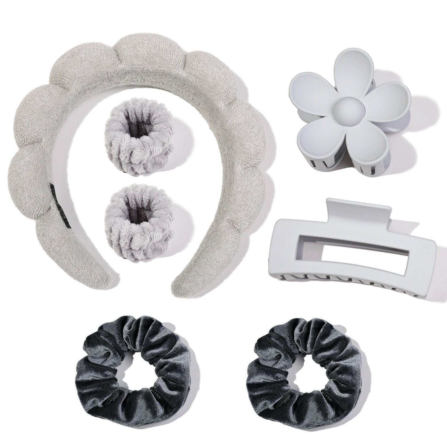 GlowFlex™ | Set Spa Doux 7 pièces – Bandeau + Élastiques