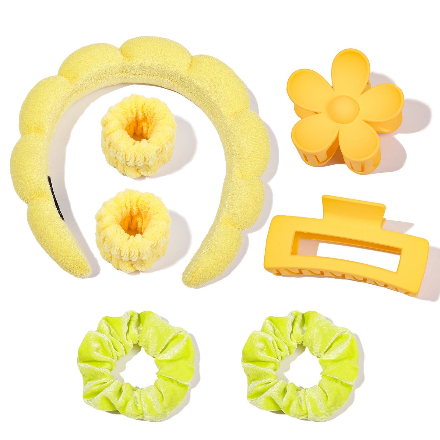 GlowFlex™ | Set Spa Doux 7 pièces – Bandeau + Élastiques
