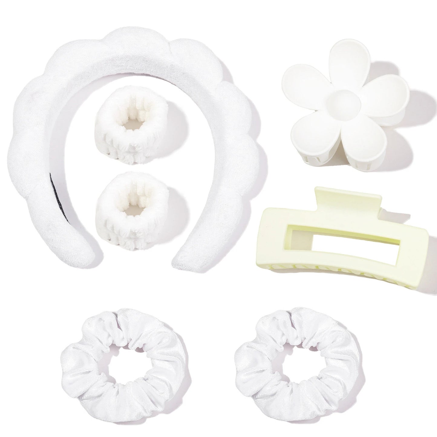 GlowFlex™ | Set Spa Doux 7 pièces – Bandeau + Élastiques
