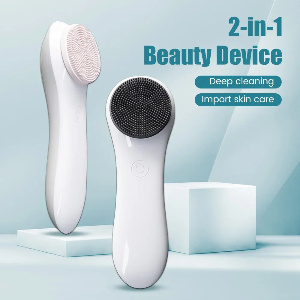 GlowFlex™ | Brosse Nettoyante Visage 3-en-1 Manuelle
