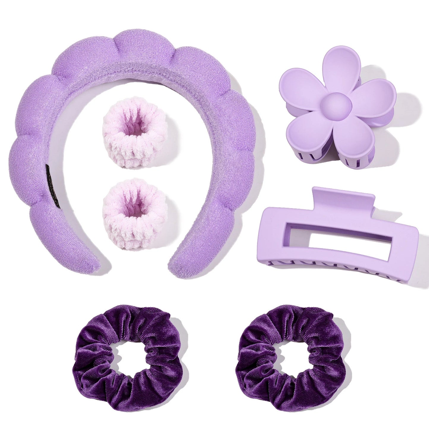 GlowFlex™ | Set Spa Doux 7 pièces – Bandeau + Élastiques